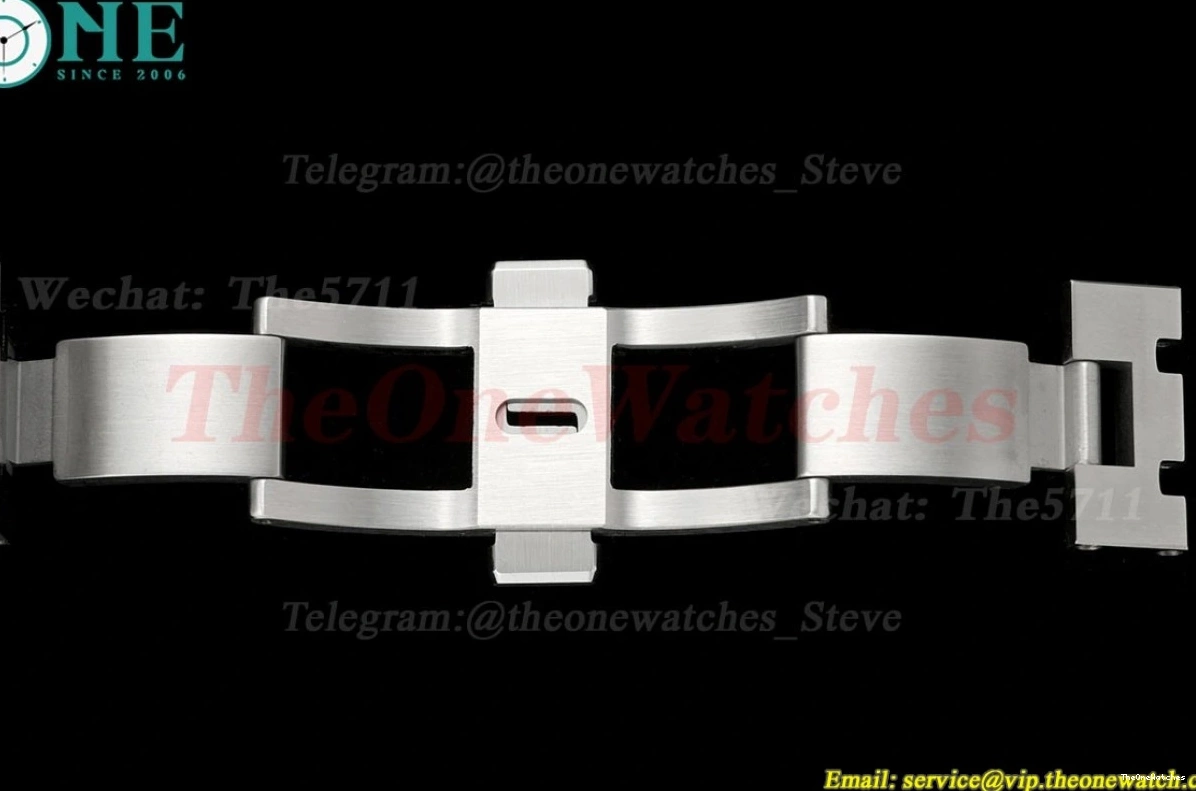 TKF Royal A4302 41mm Clone Super SS Black Dial 15500 Oak SS 0322